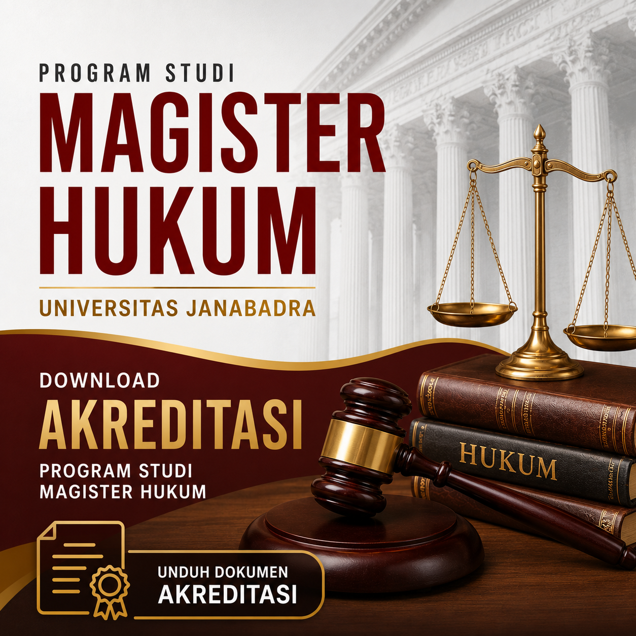 Cover Akreditasi Magister Hukum Janabadra